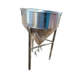 Cone filling tank 100 litres best prices in Kenya For filling thick liquids e.g yoghurt, aloe vera, honey and detergents.